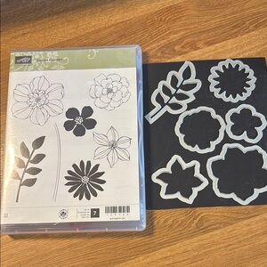 Stampin' Up! Secret Garden Floral Stamp and Die Set